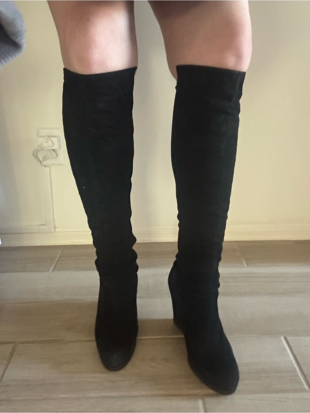 Women’s Stuart Weitzman Pull Over-the-Knee Boots - Classic Suede